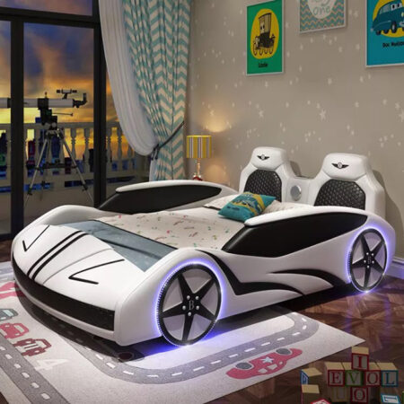 These Adult Race Car Beds Can Fit Queen & King Size Mattresses