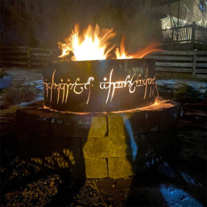 This Lord Of The Rings Fire Pit Lets You Cook Your Marshmallows Over ...