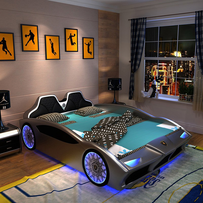 Onderhoudbaar Populair Octrooi These Adult Race Car Beds Can Fit Queen & King Size Mattresses
