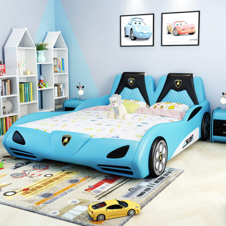 These Adult Race Car Beds Can Fit Queen & King Size Mattresses