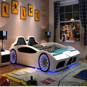 These Adult Race Car Beds Can Fit Queen & King Size Mattresses