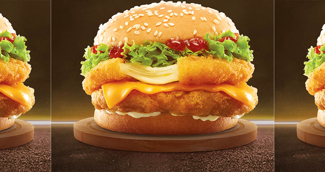 McDonald’s New Chick 'N' Cheese Is A Duo-Patty Burger With Mozzarella ...