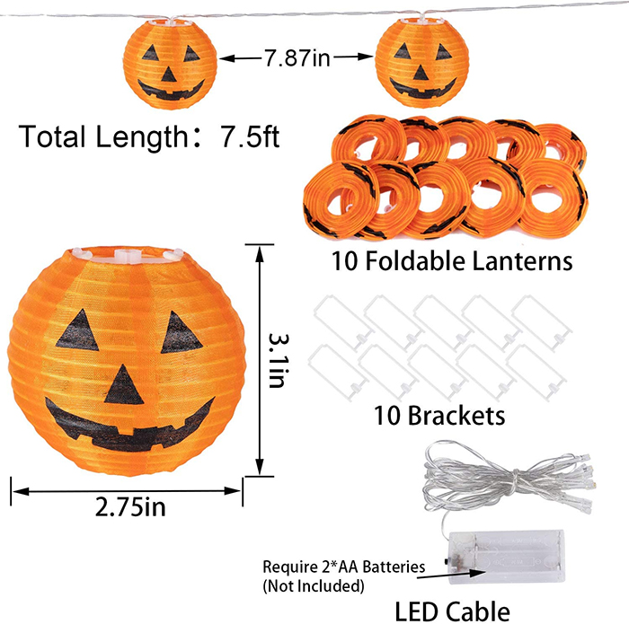 These Jack-O-Lantern String Lights Are A Perfect Way To Decorate This ...