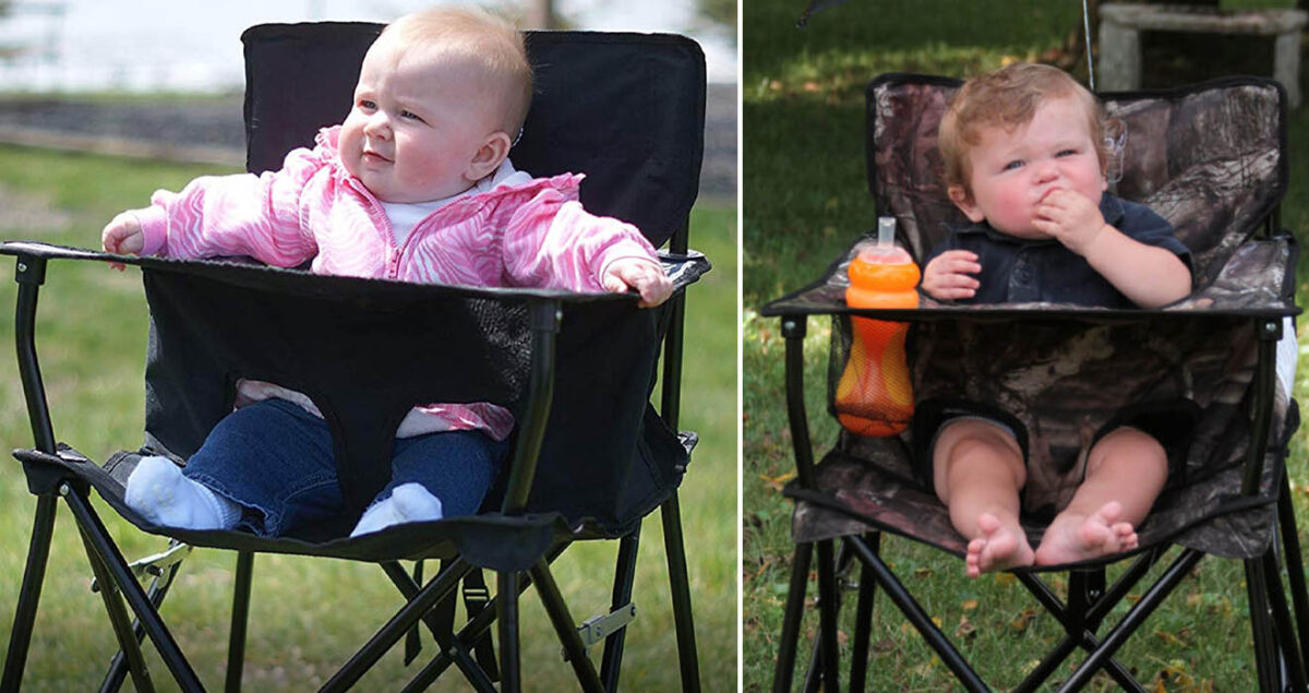 Portable outdoor high chair