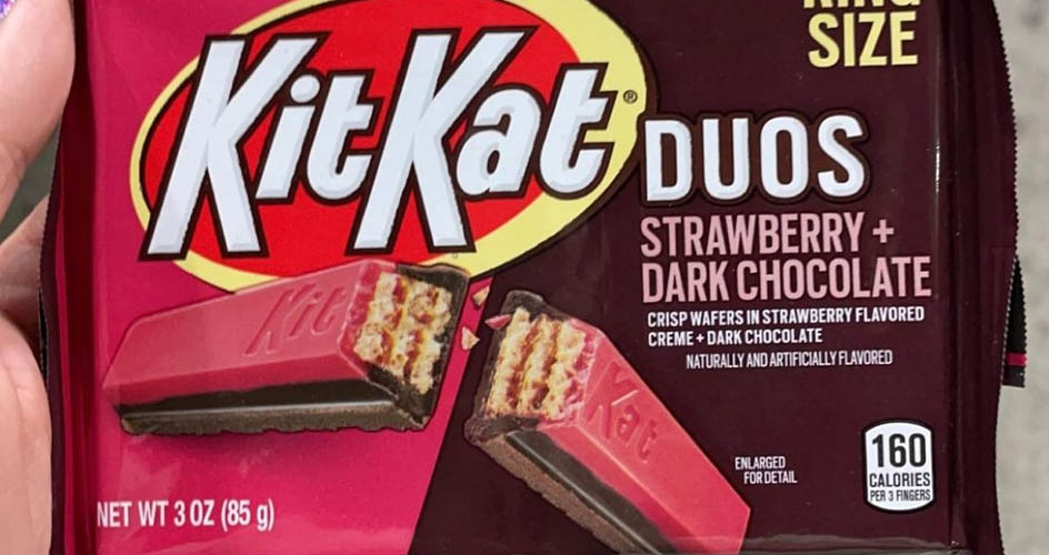 Strawberry + Dark Chocolate Kit Kat Duos (Valentine's Day 2022