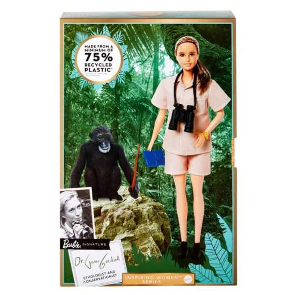 You Can Get A Dr. Jane Goodall Barbie Doll Made From Recycled Plastic